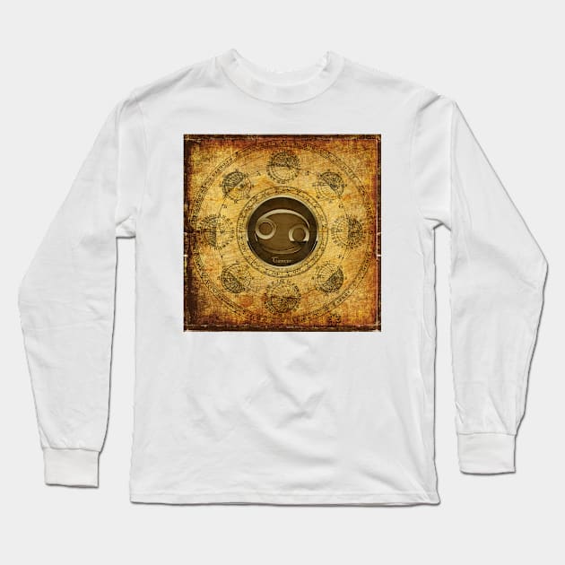 Cancer - Astrology Long Sleeve T-Shirt by JimDeFazioPhotography